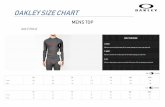 OAKLEY SIZE CHART · 3. HIP With your legs together, measure around the frillest part of the hip, keeping the tape level. 2. WAIST Measure around the smallest part of the waist, keeping
