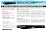 TDM+VoIP SmartMedia Gateway · TDM+VoIP SmartMedia Gateway VoIP 16 to 64 x T1/E1/J1, 1 to 3 DS3, or 1 OC3/STM-1 in a 2U chassis Highest system density in the market means the lowest