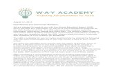of thinking maps to increase student understanding across the ... - WAY Academy Flint · 2017-11-14 · the state. WAY Academy of Flint has not been given one of these labels.! After