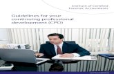 Guidelines for your continuing professional development (CPD) · CPD on an ongoing basis and declare compliance annually to the Institute. Exemption from the reqirements If you are