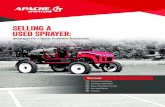 Selling a Used Sprayer - Agriculture Sprayers by Equipment ... · After settling on a sale price, decide whether you want to sell the sprayer through a classified ad, online sales