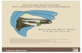 Palisade State Park 6th Annual Fishing Tournament · 2018-04-25 · Palisade State Park 6th Annual Fishing Tournament Saturday May 12th 7 a.m. to 2 p.m. • Sign in 6 a.m. to 7 a.m.