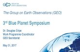 3rd Blue Planet Symposium 5/31/2017 آ  GEO Blue Planet Initiative. 18 â€¢NOAA-CSIRO develop inundation
