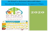 St Paul’s School Woodridge Documents/Student... · St Paul’s Woodridge Behaviour Plan Page 6 The first level of supports, or Tier 1, focuses on Universal behavioural and academic