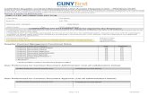CUNYfirst Supplier Contract Management User Access Request ... · CUNYfirst Supplier Contract Management User Access Request Form - PRODUCTION Please Note: This is a required form