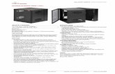 aCCessPlus Double-Hinge, tyPe 1 - nVent · 2020-01-27 · Per BICSI TDMM Tenth edition, Chapter 7, Telecommunication Enclosures (TE) aPPliCation AccessPlus Cabinets provide security,