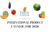 CATALOG FOR 2020 INTERNATIONAL PRODUCTtroyaseeds.com/wp-content/uploads/2019/10/troya-seeds-catalog-2019.pdfTROYA TOHUM with 40 years of experience and knowledge in Turkish seed industry,