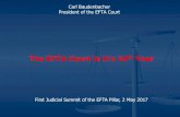The EFTA Court in it’s 24 Year...The EFTA Court in it’s 24th Year First Judicial Summit of the EFTA Pillar, 2 May 2017 Carl Baudenbacher President of the EFTA Court A. Introduction