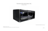 Sharebot Next Generation XXL - Stampanti 3D professionali · Sharebot Next Generation XXL manuale d'uso Caratteristiche tecniche Tecnologia di stampa: Fused Filament Fabrication Volume