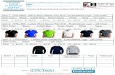 Apparel and Promotional Products Order Form · Apparel and Promotional Products Order Form Name: _____ Date: _____ A portion of the proceeds goes to support Safe Kids USA. Item #