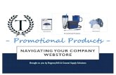 Promotional Products - Coastal€¦ · Promotional Products category, you will have 2 subcategories to browse through: Imprinted Items and Drinkware We’ll continue under the Imprinted