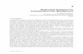 Multimodal Analgesia for Postoperative Pain Management gesia_fo… · Multimodal Analgesia for Postoperative Pain Management 181 A lower incidence of adverse effects and impr oved