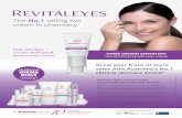 The No.1 selling eye cream in pharmacy · The No.1 selling eye cream in pharmacy * REVITALEYES Deep Wrinkles, Chronic Puffiness & Serious Dark Circles Grow your front of store sales