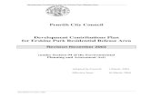Penrith City Council Development Contributions Plan for Erskine … · 2018-11-21 · Development Contributions Plan for Erksine Park Release Area 3 PART 1 - INTRODUCTION 1.0 INTRODUCTION