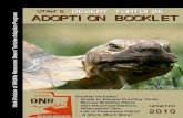 Utah Desert Tortoise adoption booklet · UTAH’S S DESERT TORTOISE DESERT TORTOISE ADOPTION BOOKLET ADOPTION BOOKLET UPDATED UPDATED 2010 2010 Booklet Includes: • Guide to Escape