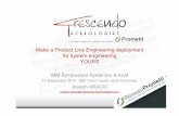 Make Product Line Engineering Yours - IBM€¦ · Make a Product Line Engineering deployment for system engineering YOURS IBM Symposium Systèmes & ALM 14 Septembre 2016 - IBM Client