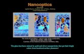 Nanooptics - Chalmers och... · • Near-field optical microscopy/spectroscopy • Nanoscale photonics applications / optical circuits • Metamaterials, e.g. for negative refraction