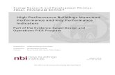 High Performance Buildings Measured Performance and Key …newbuildings.org/sites/default/files/HPBldgsFinalResearchSummary.… · High Performance Buildings Measured Performance
