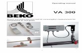Mobile and stationary flow and air consumption measurement for compressed air … · 2010-05-28 · The flow and air consumption measuring device VA 300 supplies a 4 to 20 mA power