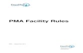 PMA Facility Rules - Epping Surgery CentrePMA – September 2017 2 PMA I Facility Rules RATIFIED BY: PMA Board & PMA Facility Boards DATE: September 2017 REVIEW DATE: November 2020