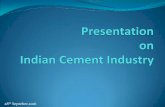 Presentation on Indian Cement Industryknowledgeplatform.in/wp-content/uploads/2016/11/Indian...Indian Cement Industry-Overview 2nd largest Cement producer, next to China, producing