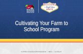 Cultivating Your Farm to School Program · 2018-07-20 · © COPYRIGHT 2018 SCHOOL NUTRITION ASSOCIATION | #ANC18 | LAS VEGAS, NV Debra Morris Jackson County Schools dmorris@jcss.us.