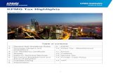 KPMG Tax Highlights · 2020-06-12 · 1 KPMG Highlights KPMG IN INDIA KPMG. Tax Highlights . 9 January 2014 . Table of contents . 1 General Anti-Avoidance Rules 9 ESOP 2 Overseas