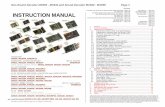 INSTRUCTION MANUAL · Page 2 Non-Sound Decoder MX618 - MX634 and Sound Decoder MX640 - MX648 1 20 x 8.Overview These decoders are suitable for N, HOe, HOm, TT, HO, OO, Om and O gauge
