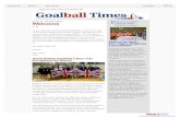 Goalball Times Newsletter · 2019-02-01 · Goalball Squads were in Portugal for the 2016 IBSA Goalball European B Championships. It’s fair to say that it was a historic five days
