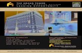 OFFICE & EXECUTIVE OFFICES LEASING OPPORTUNITY · the grand tower. office & executive offices. leasing opportunity. type: office. market sector: downtown. location:1401 fulton st.