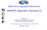 EMC FY16 Upgrade CCB Review · • Bias estimation: against GEFS control and GFS 6-hr forecasts • Period: – Spring – Apr. 11 th 2015 – May 16 th 2015 • Variables: TCDC (total