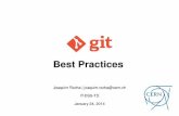 Git: Best Practices · git rebase --interactive $ git rebase -i HEAD~5 pick d3a7c85 New changes pick b538761 Other changes pick 61be62b Some nice new changes pick e897f7f Update for