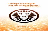 â€œLeoVegas is leading the way into the mobile futureâ€‌ Q2 Q3 Q4 Q2 Q3 Q4 Q2 Q3 Q4 Q4 12.97 ANNUAL