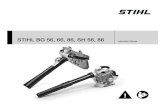 STIHL BG 56, 66, 86, SH 56, 86€¦ · STIHL's philosophy is to continually improve all of its products. For this reason we may modify the design, engineering and appearance of our