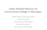 Labor Market Returns to Community College in …...2014/09/01  · Tuition (in state) $2,995 $3,102 $2,939 Students Number of schools 5 25 1057 Average enrollment 13,150 6,271 5,537