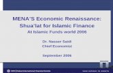 MENA’S Economic Renaissance: Shua’lat for Islamic Financenassersaidi.com/wp-content/uploads/2012/...Shualat... · Shua’lat for Islamic Finance At Islamic Funds world 2006 Dr.