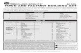 WOODLAND SCENICS S1485 TOWN AND FACTORY BUILDING SET€¦ · Dry Transfer Decal Sheet - 1 • Full Color Poster Sheet - 1 GENERAL PLACEMENT INSTRUCTIONS: ... Using Side Panel Material