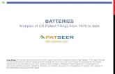 BATTERIES - PatSeer - Patent Analysis, Search and Project ...patseer.com/.../Batteries-Patent-Analysis-Report.pdf · • For this landscape report, companies were categorized into