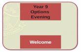 Year 9 Options Evening - St Margaret's Church of England Academy · 2020-01-16 · Year 9 Options Evening Welcome •Introduction –Mr Brierley •KS4 Curriculum & Options Process