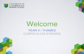 Welcome [year-4.universityprimaryschool.org.uk]€¦ · YEAR 4 | THAMES CURRICULUM EVENING. Developing Compassionate Citizens. Curriculum overview: information for the year. Weekly