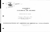 AGENDA - AAMC · 2019-08-12 · AGENDA FOR COUNCIL OF DEANS ADMINISTRATIVE BOARD THURSDAY, MARCH 25, 1976 9:00 AM — 1:00 PM WASHINGTON HILTON HOTEL KALORAMA ROOM ASSOCIATION OF