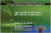 THE RIPPLE EFFECT: It starts with you!€¦ · THE RIPPLE EFFECT It starts with you! THE RIPPLE EFFECT It starts with you! to become more aware of their IEP and the components within