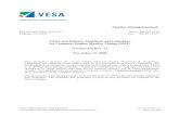 Monitor Timing Standard VESA and Industry Standards and ...November 17, 2008 This document includes all current VESA Monitor Timing Standards & Guidelines. 'Guidelines' are subjected