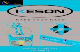 2019 Keson Catalog FINAL to printAaron Nosek President Jude Nosek Marketing Dave Nosek Human Resources PHONE 800.345.3766 • FAX 800.345.8849 • • SALESORDERS@KESON.COM Our grandfather
