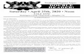 Saturday • April 25th, 2020 • Noon...Aaron Ray Tompkins 336/36– 3- ‐4639, atompkin@vt.edu Kinley Jones – 336- ‐429- ‐2869, jones.kinley@yahoo.com • View/bid online