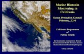 Marine Biotoxin Monitoring in California...Feb 03, 2016  · Marine Biotoxin Monitoring in California . Ocean Protection Council . February, 2016 . California Department . of . Public