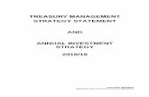 TREASURY MANAGEMENT...2008/03/18  · approach to risk management of its treasury management activities • Suitable treasury management practices (TMPs), setting out the manner in