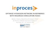 OPTIMIZE HYDROGEN NETWORK IN REFINERIES WITH … · –Process Variables: • H2plant load (Including shutdown) • Reformer #2 Load • Makeup flow of main hydrotreaters • PSA