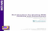 Best Practices for Dealing With Phishing and …...©2016 Osterman Research, Inc. 3 Best Practices for Dealing with Phishing and Ransomware • While CEO Fraud/BEC attacks are less