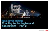Patrik M. Westerlund, Business Unit Process Industries - June 9, … · 2018-05-09 · Next level mining Enabling technologies and applications – Part 2 Patrik M. Westerlund, Business